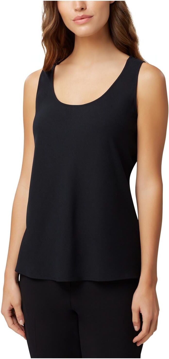 Tahari ASL Georgette Womens Scoop Neck Camisole Tank Top XSmall female