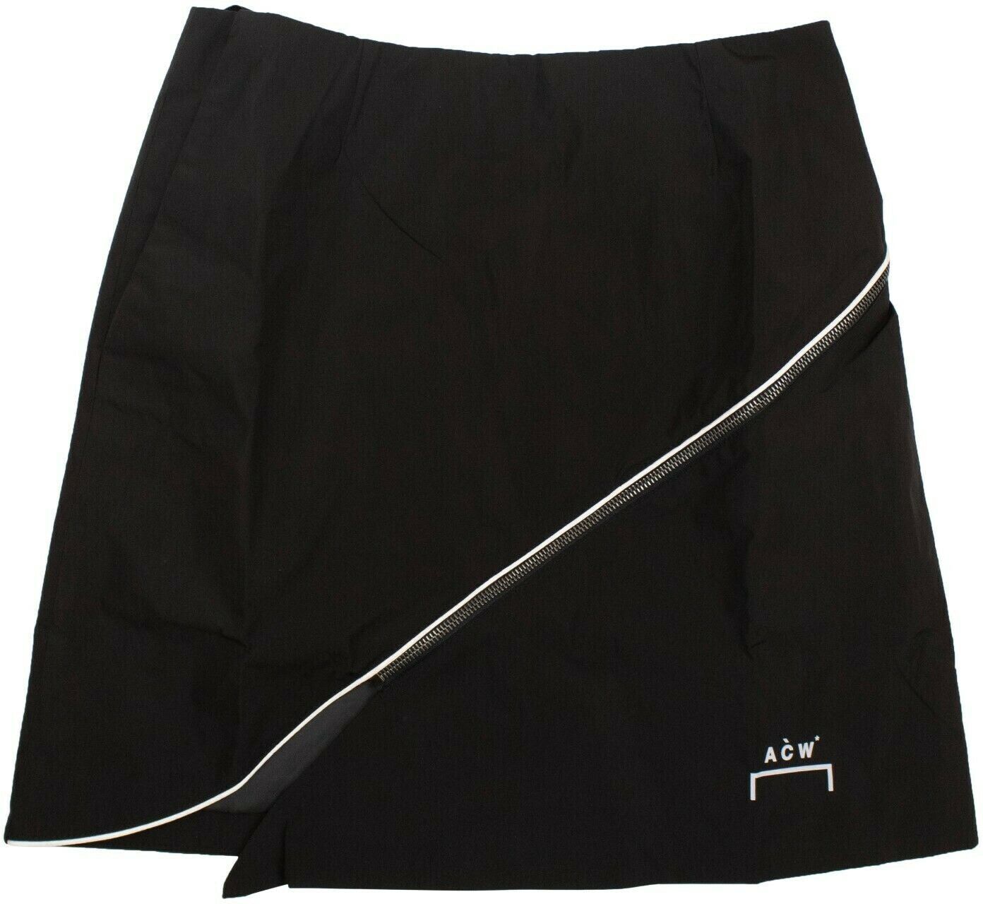 A-COLD-WALL Women's Black Zip Embellished Shell Skirt Small female