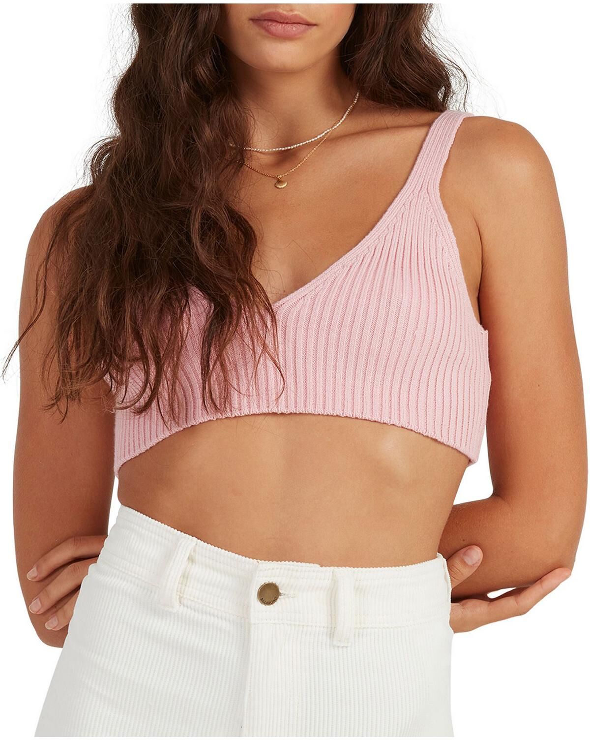 Billabong Womens Ribbed Cropped Small female