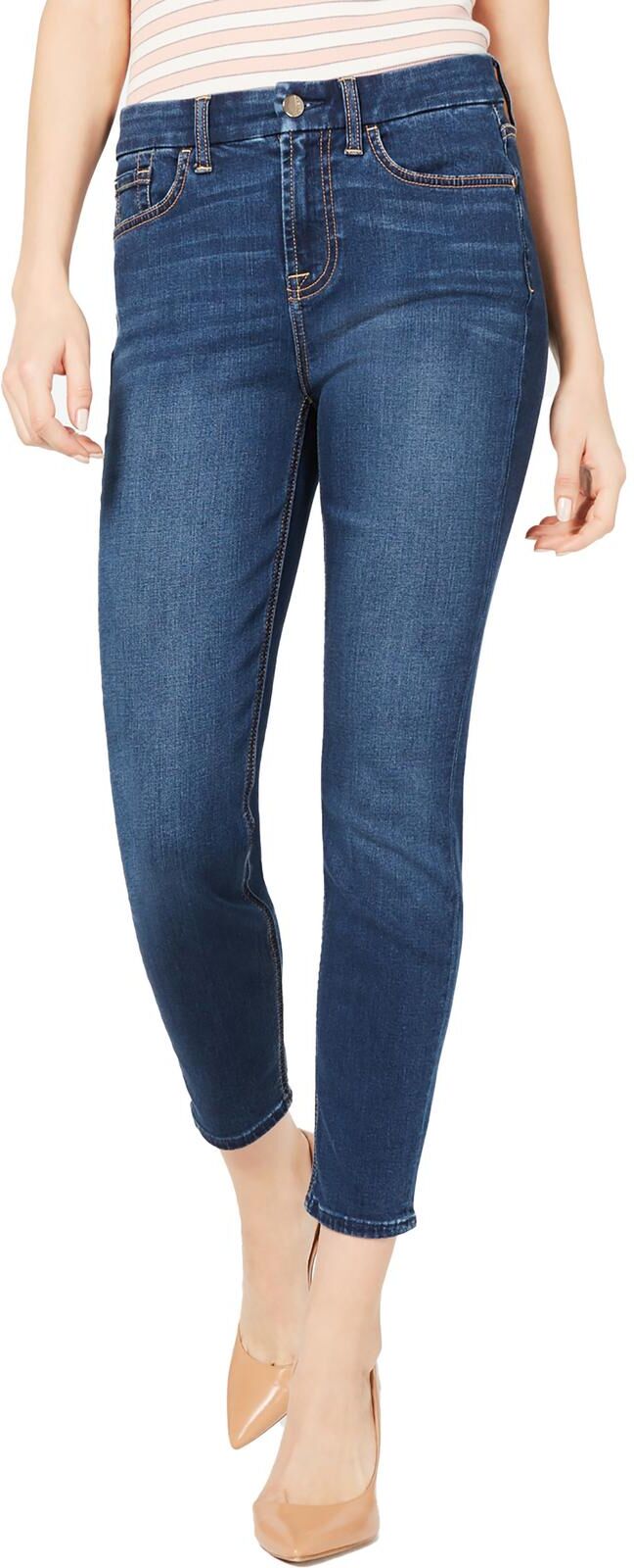 Jen7 by 7 for All Mankind Womens Fitted High Rise Skinny Jeans US 4 (S) female