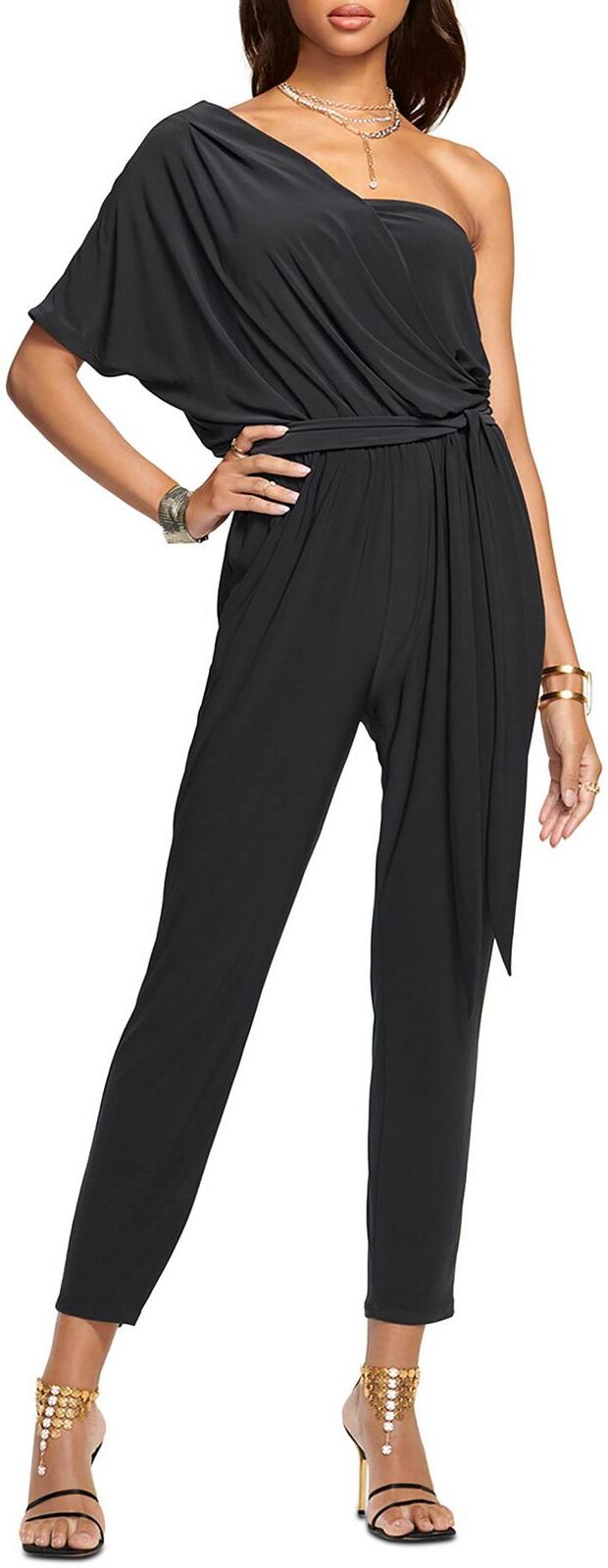 Ramy Brook Toma Womens Tie Waist Banded Bottom Jumpsuit XSmall female