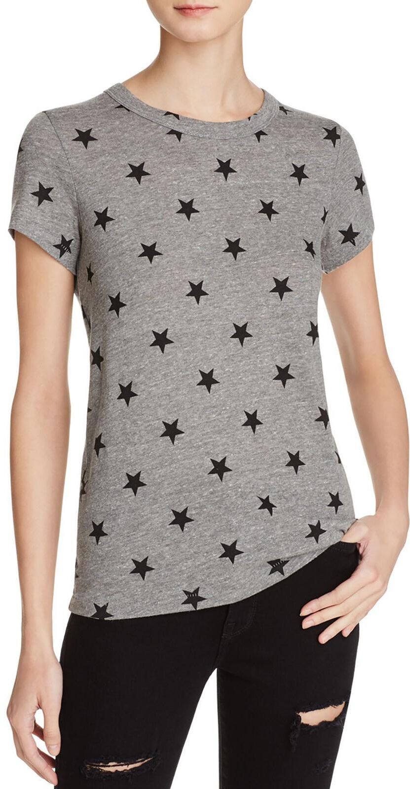 Alternative Apparel Womens Star Printed Pull Over T-Shirt Large female