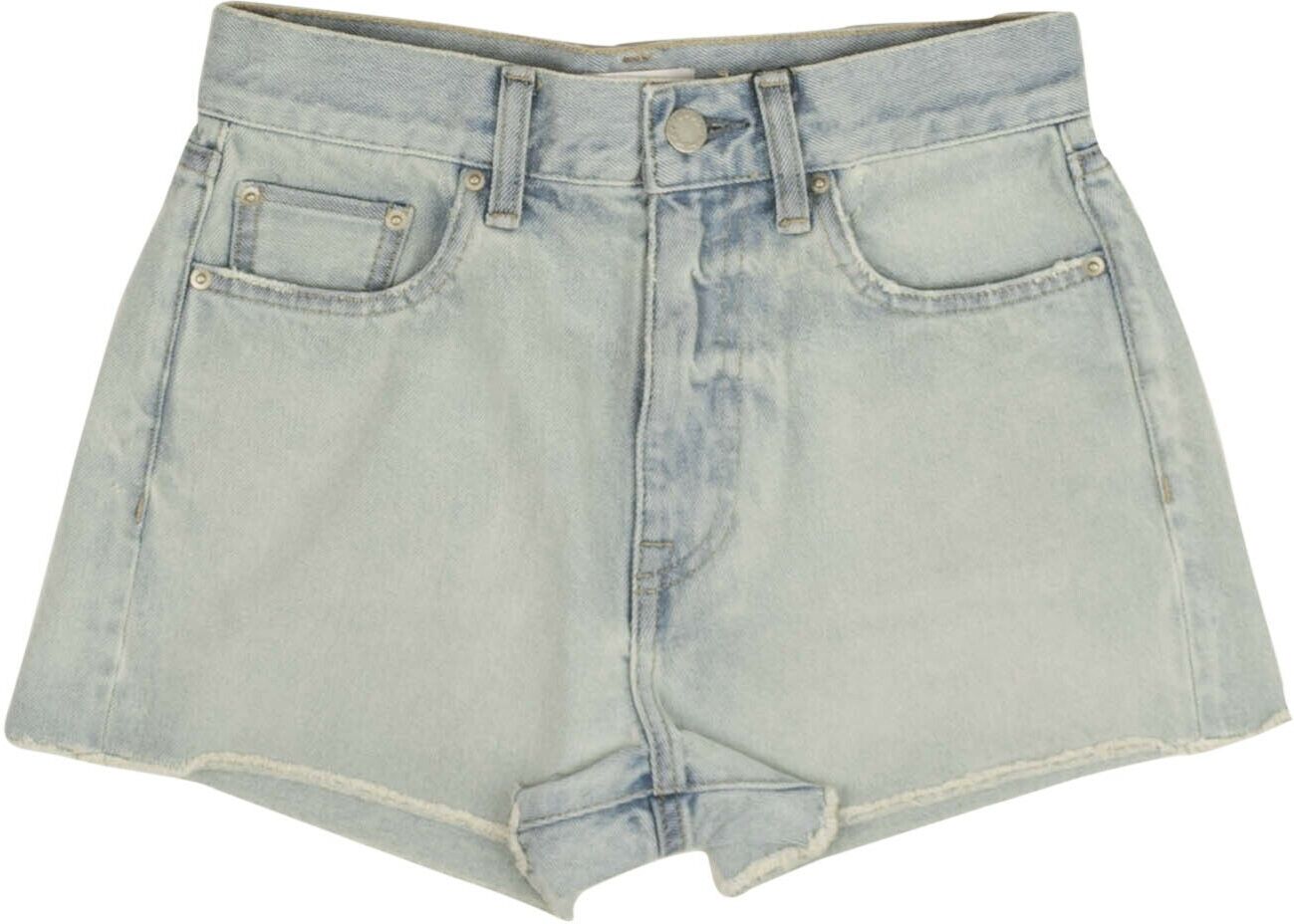 John Elliott Blue Denim Brady Shorts 24" Waist female