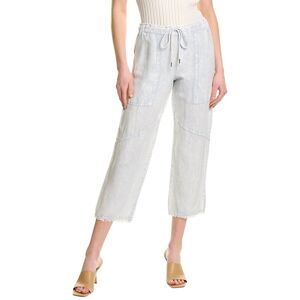 YFB CLOTHING Charlie Linen-Blend Pant - blue - Size: XSmall