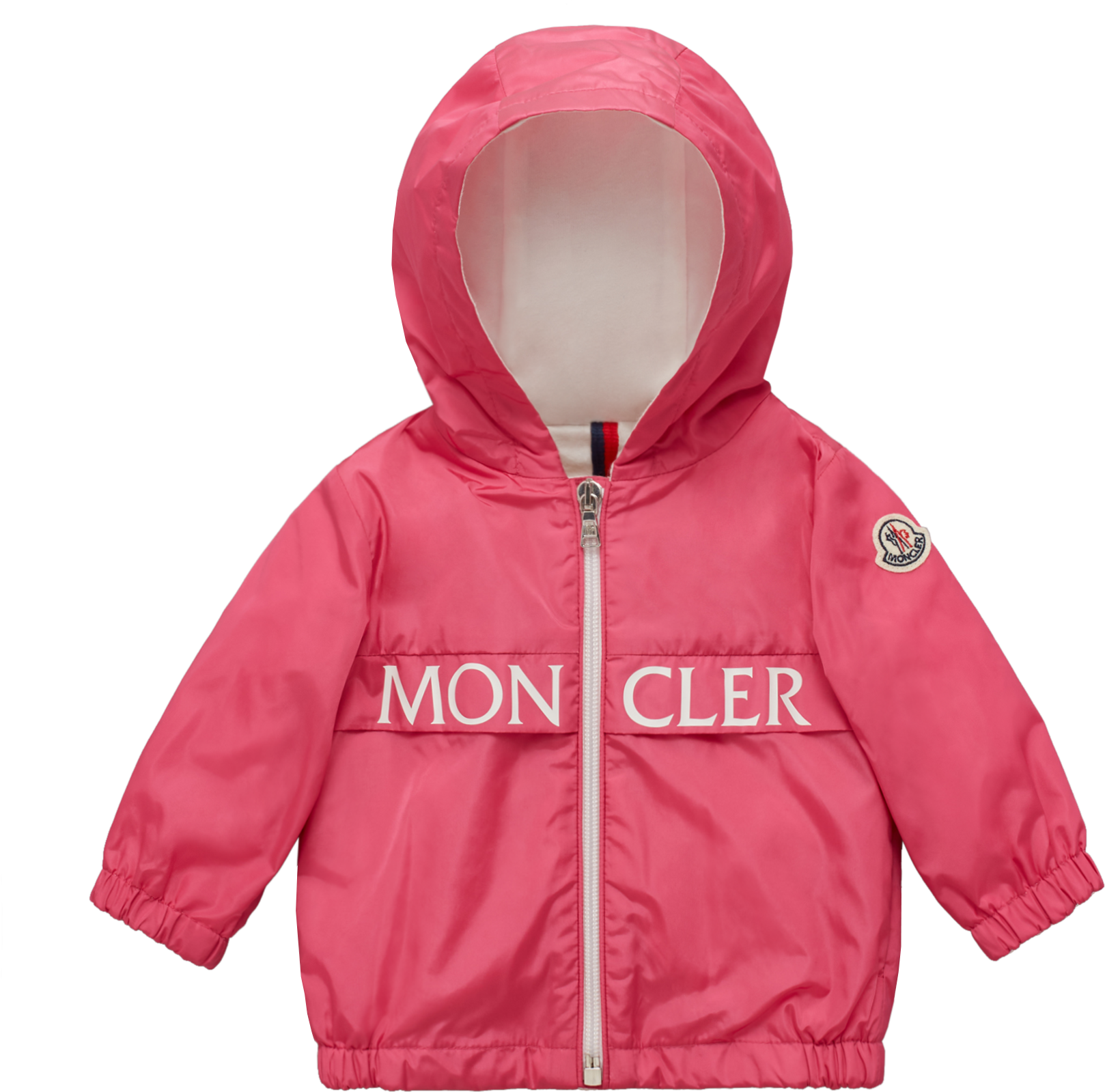 Moncler Pink Logo Jacket US 2T