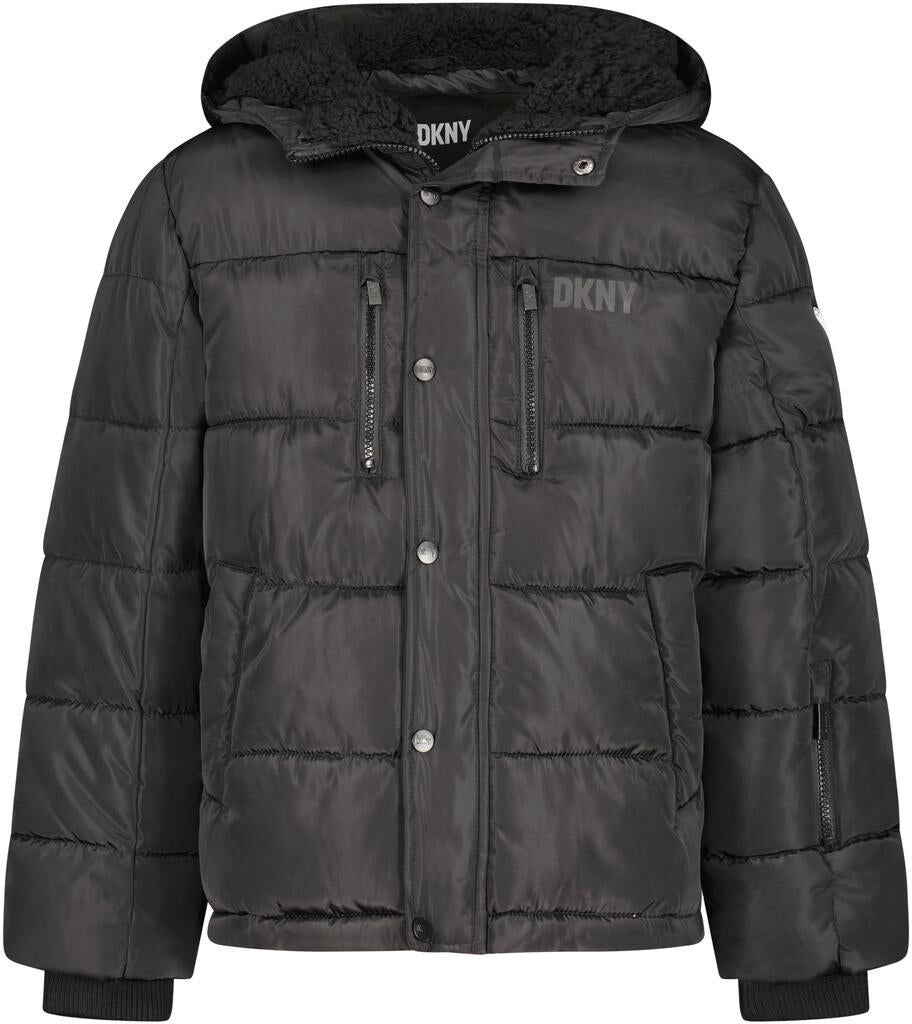 DKNY Boys Heavyweight Puffer Jacket US 7 male