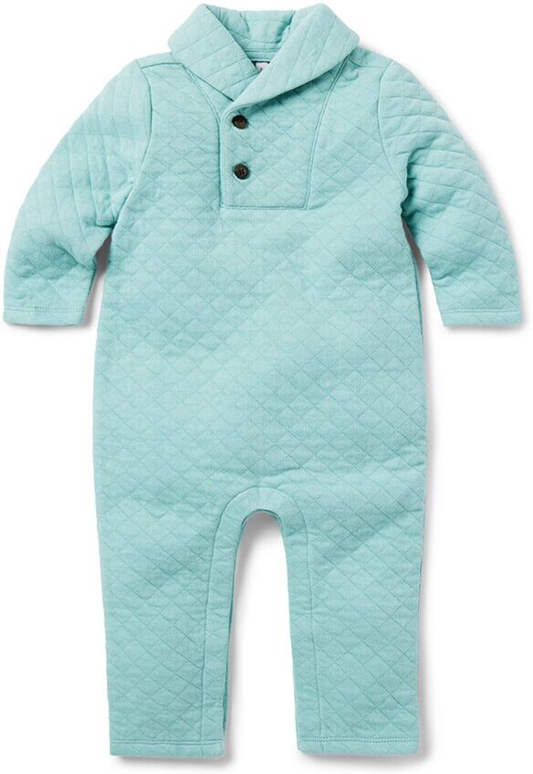 Janie and Jack Baby Quilted Shawl Collar One-Piece 18-24 Months female