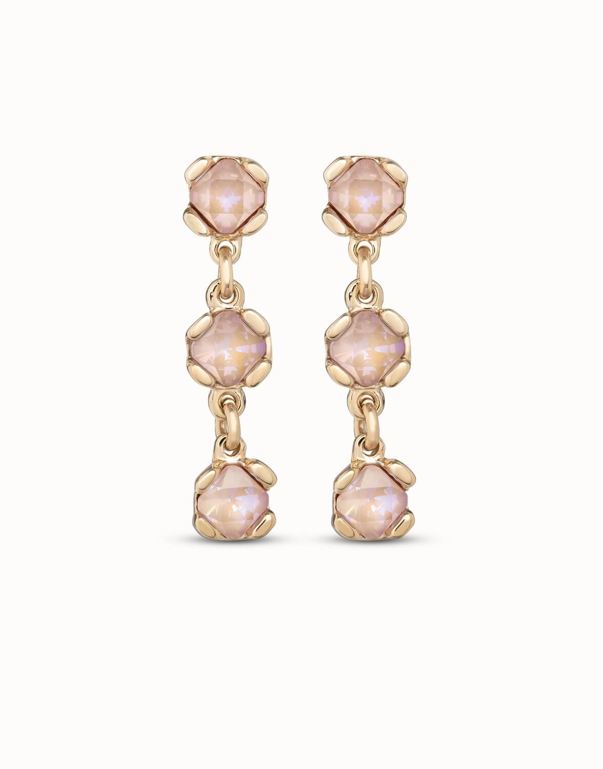UNOde50 Women's Sublime Earrings In Pink/gold female