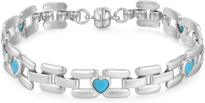 Luv Aj Heart Stone Link Bracelet female