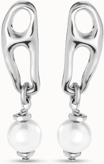 UNOde50 Pearl & Match Earrings In Silver female