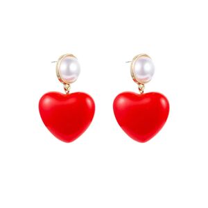 Candy Cor Earrings - red