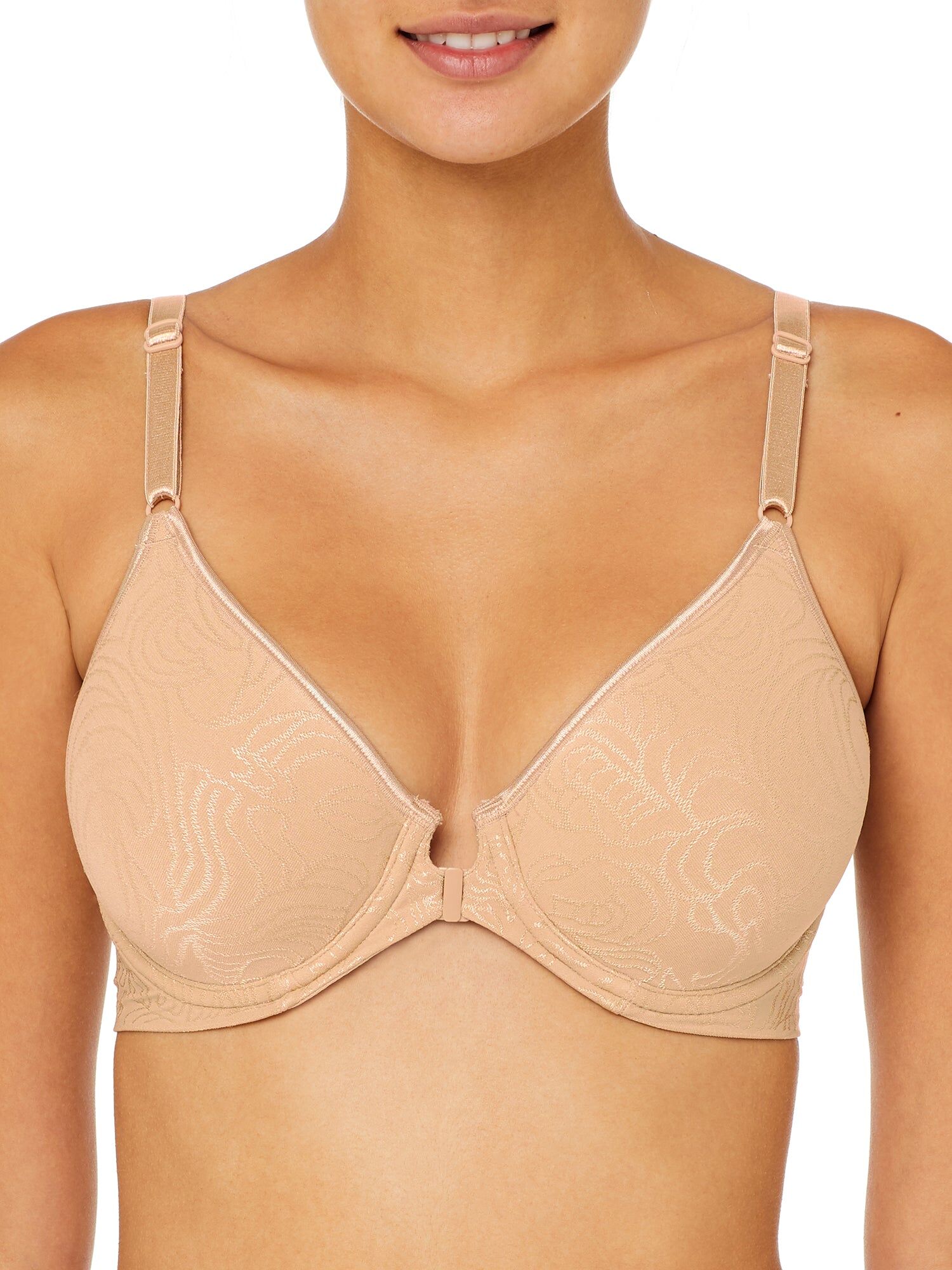 Bali Women's Comfort Revolution Front-Close T-Shirt Bra 42DD female