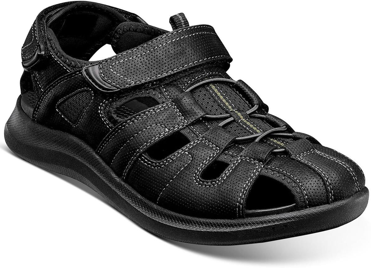 Nunn Bush Rio Vista Mens Faux Leather Lightweight Fisherman Sandals US 9 male