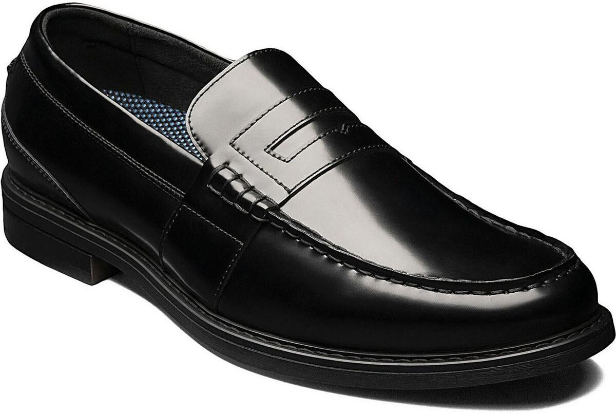 Nunn Bush Lincoln Mens Leather Slip On Loafers US 7 male