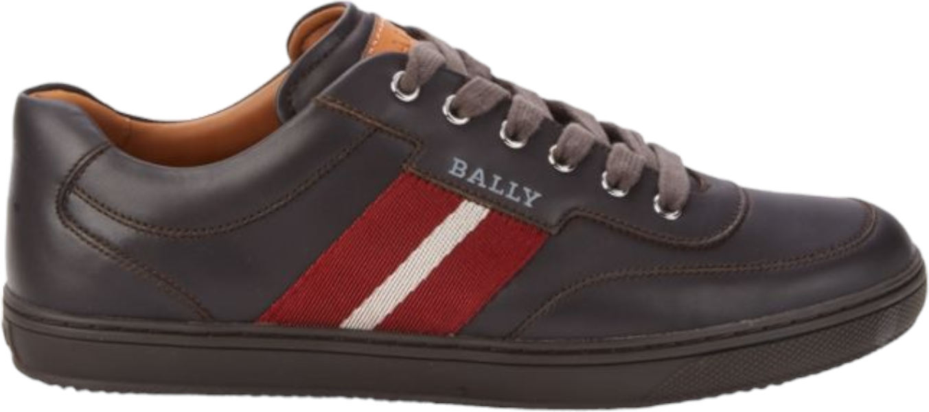 Bally Oriano Men's 6240313 Chocolate Leather Sneaker US 4 male