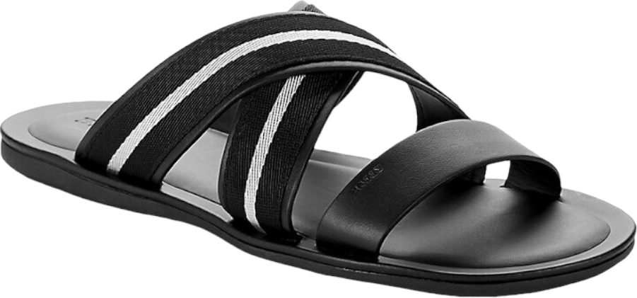 Bally Sasha Men's 6234150 Black Slide Sandals US 7 male