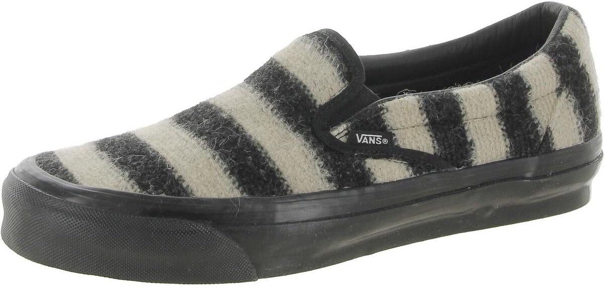 Vans Classic Slip-On Mens Mohair Striped Skate Shoes US 10.5 male