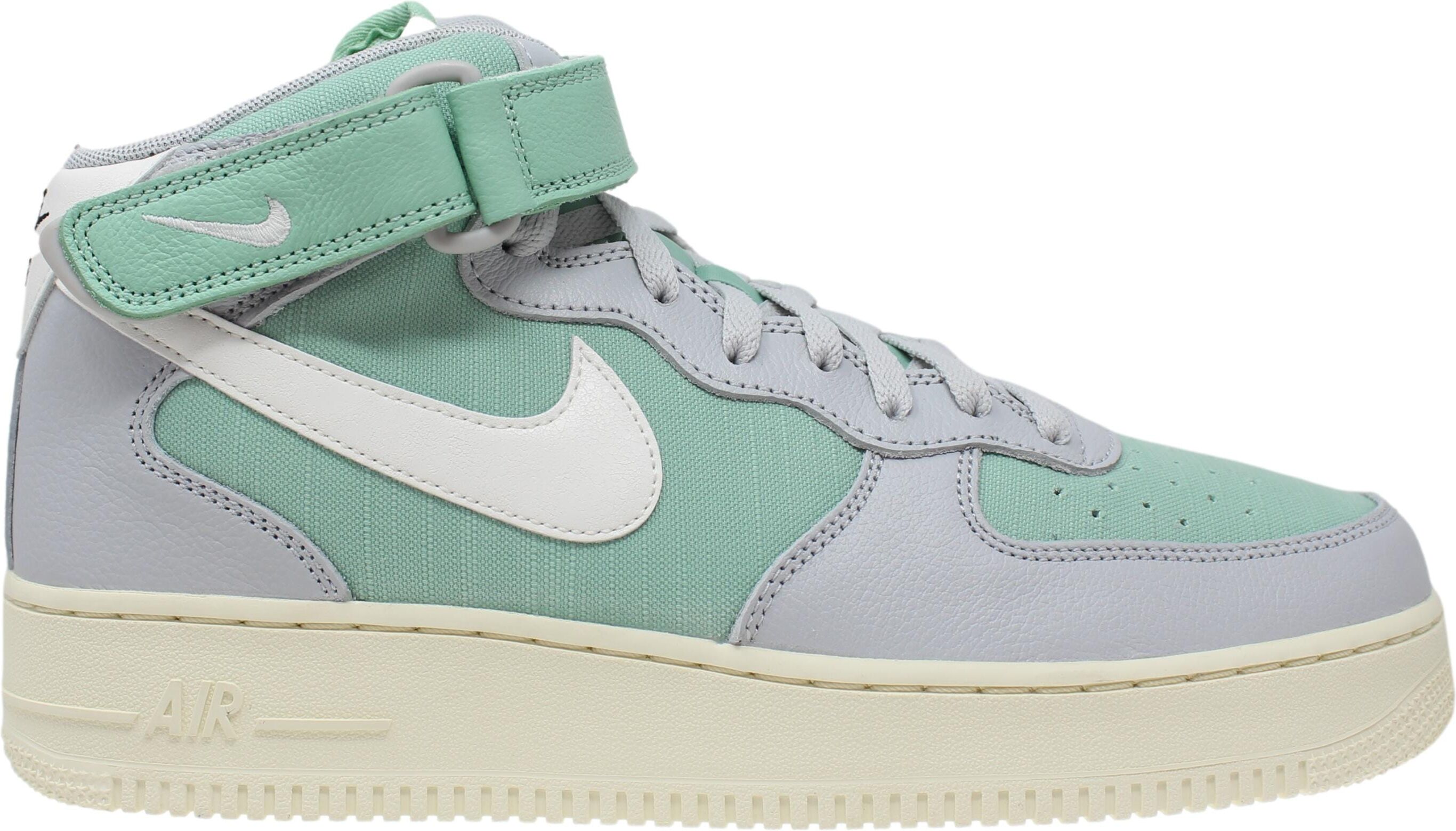 Nike Air Force 1 Mid '07 LX Grey Fog/Sail-Enamel Green DQ8766-002 Men's US 10 male