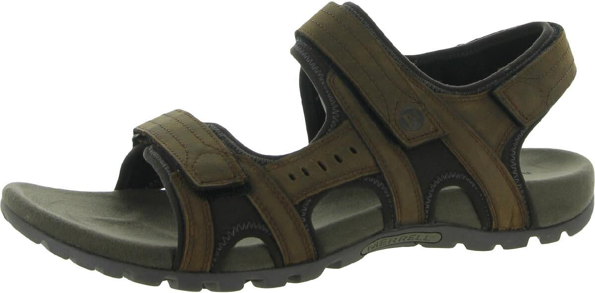 Merrell Sandspur Lee Mens Leather Comfort Sandals Shoes US 7 male