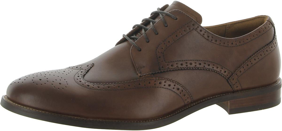 Florsheim Rucci Wing Ox Mens Leather Perforated Oxfords US 9 male