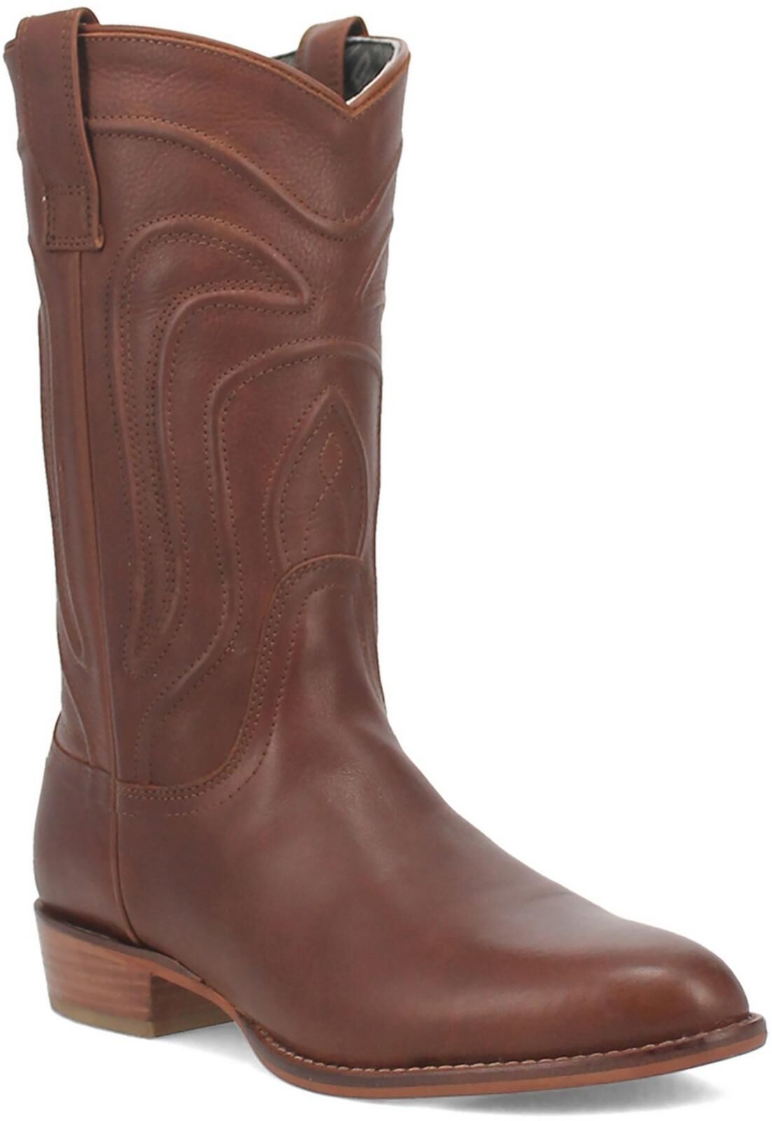 Dingo Montana Mens Leather Pull On Cowboy, Western Boots US 9.5 male