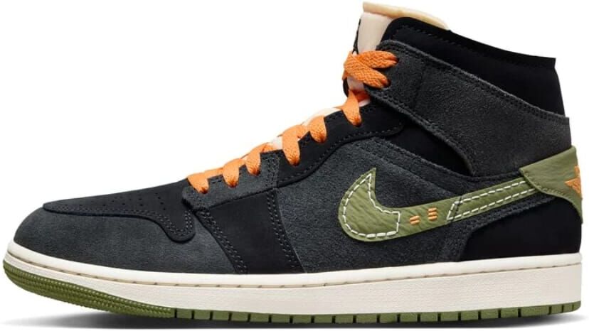 Nike Air Jordan 1 Mid SE Craft Anthracite/Sky J Light Olive FD6817-003 Men's US 8.5 male