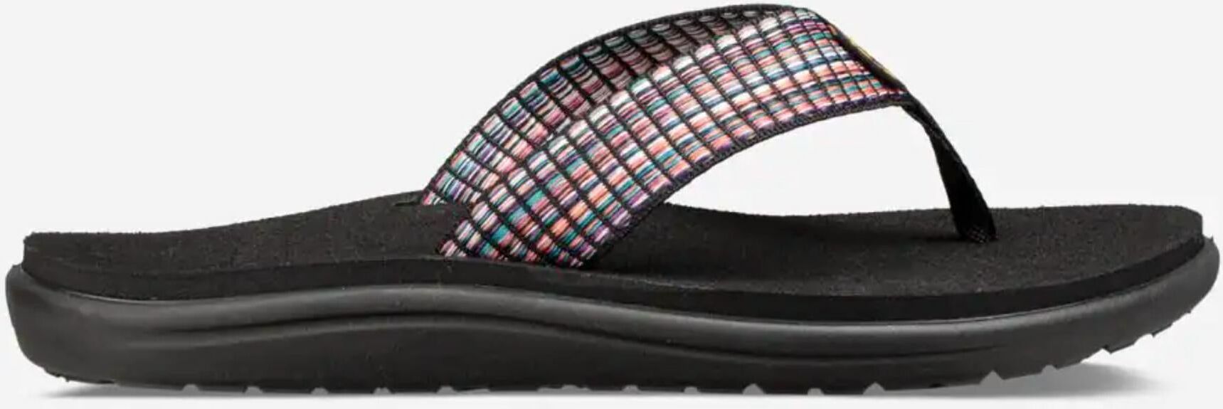 Teva Voya Flip Sandal In Bar Street Multi Black US 10 female