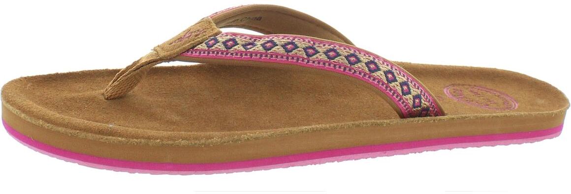 FatFace Somerton Womens Leather Slide Flip-Flops US 5 female