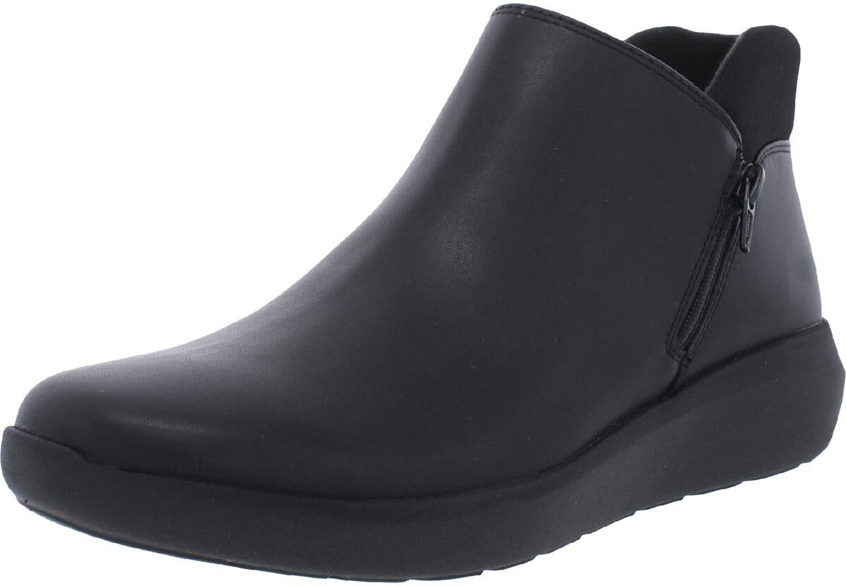 Clarks Kayleigh Mid Womens Double Zipper Padded Insole Ankle Boots US 9 female