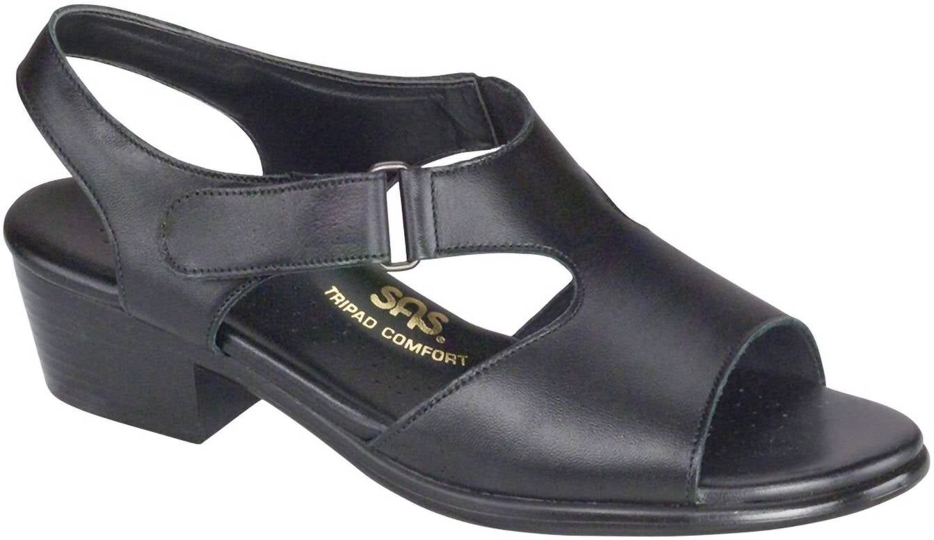 Sas Suntimer Sandal - Double Wide In Black US 7 female