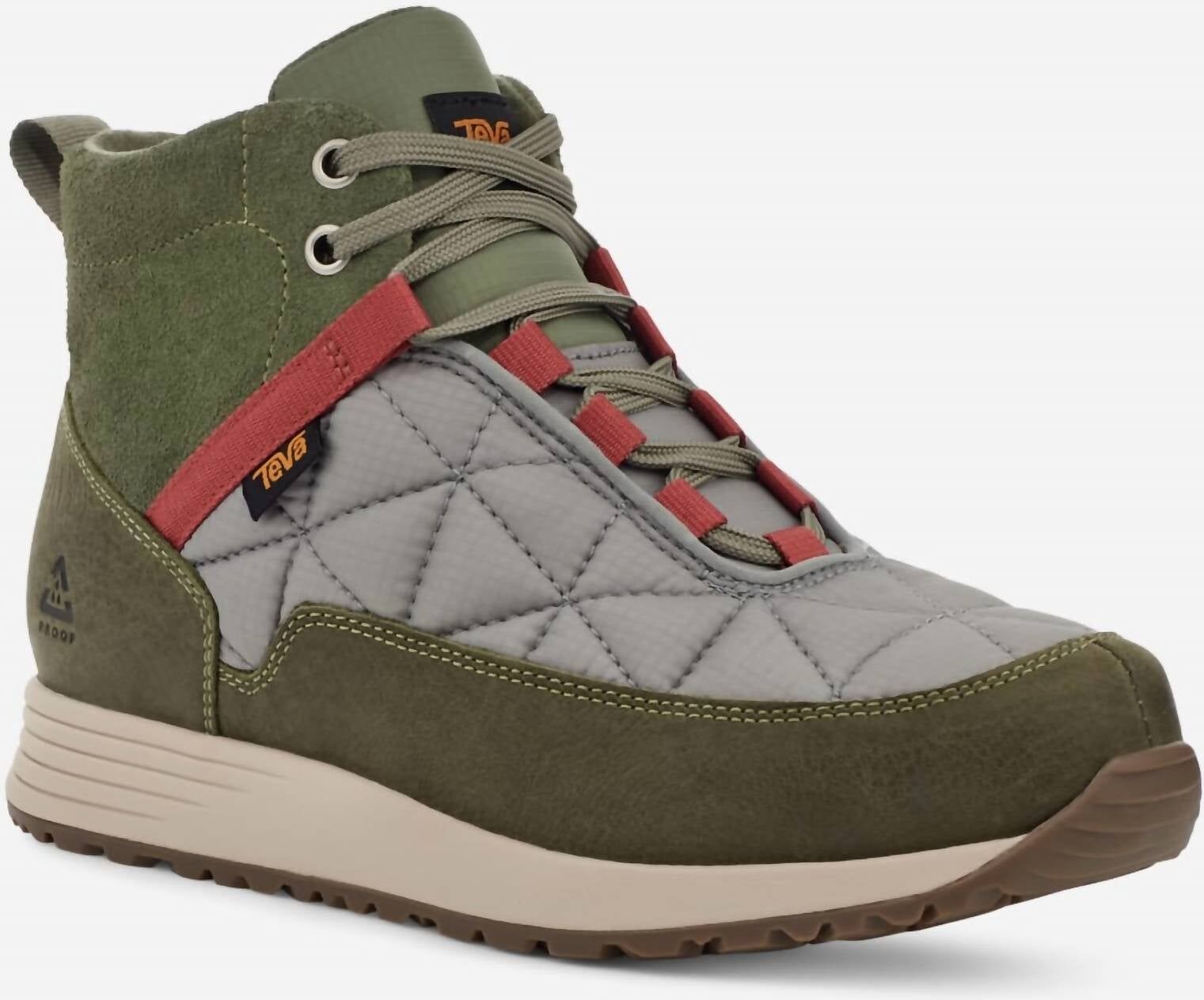 Teva Women's Reember Commute Boot In Olivine/ Moon Mist US 9.5 female