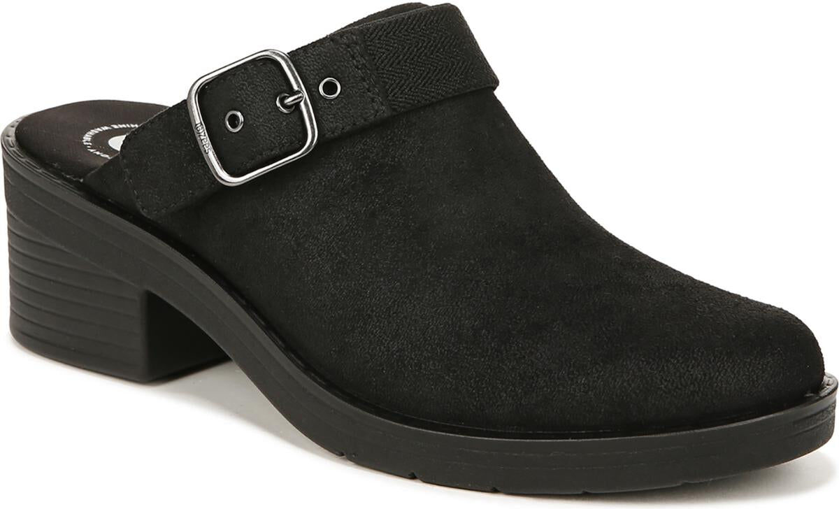 Bzees Open Book Womens Buckle Round Toe Clogs US 7.5 female