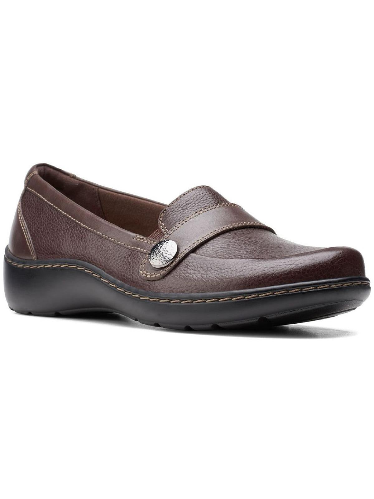 Clarks Cora Daisy Womens Padded Insole Slip On Loafers US 9.5 female