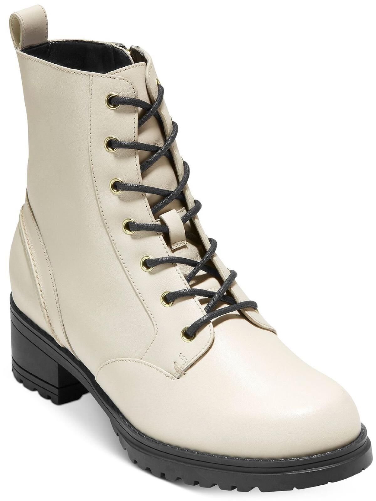 Cole Haan Camea Womens Zipper Combat & Lace-up Boots US 6 female