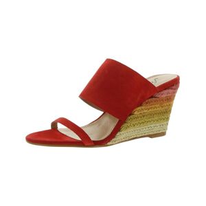 Free People Womens Wedge Heel Slip On Wedge Sandals - red - Size: EU 38