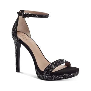 Thalia Sodi LISSY Womens Ankle Strap Heel Sandals - black - Size: US 10