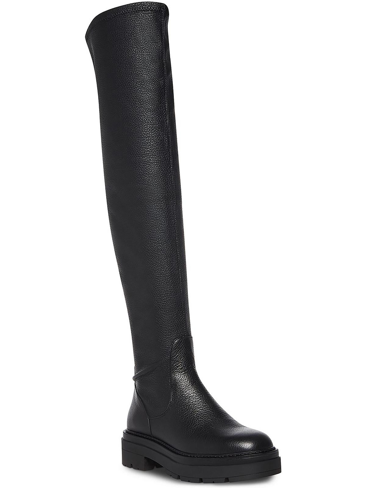 Steve Madden Industry Womens Textured Chunky Thigh-High Boots US 8.5 female