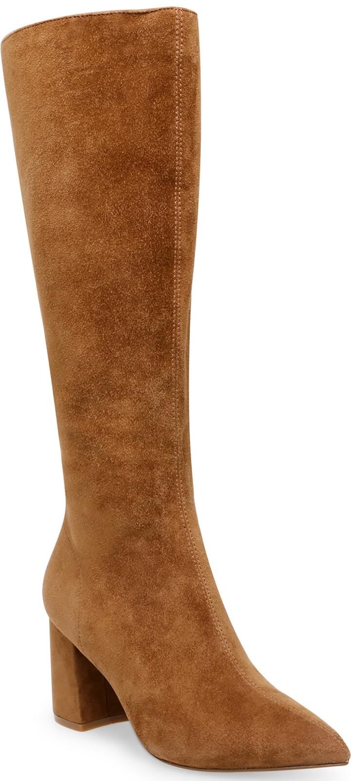 Steve Madden Nieve Womens Suede Pointed Toe Knee-High Boots US 6.5 female