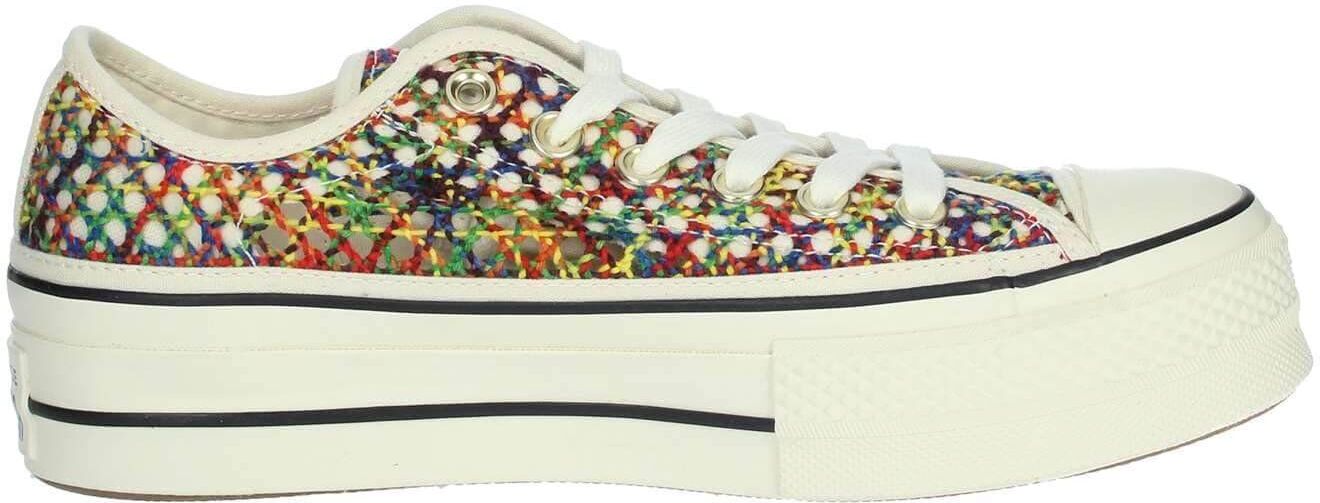 Converse Chuck Taylor All Star Ladies Multicolor Platform Sneakers US 7 female