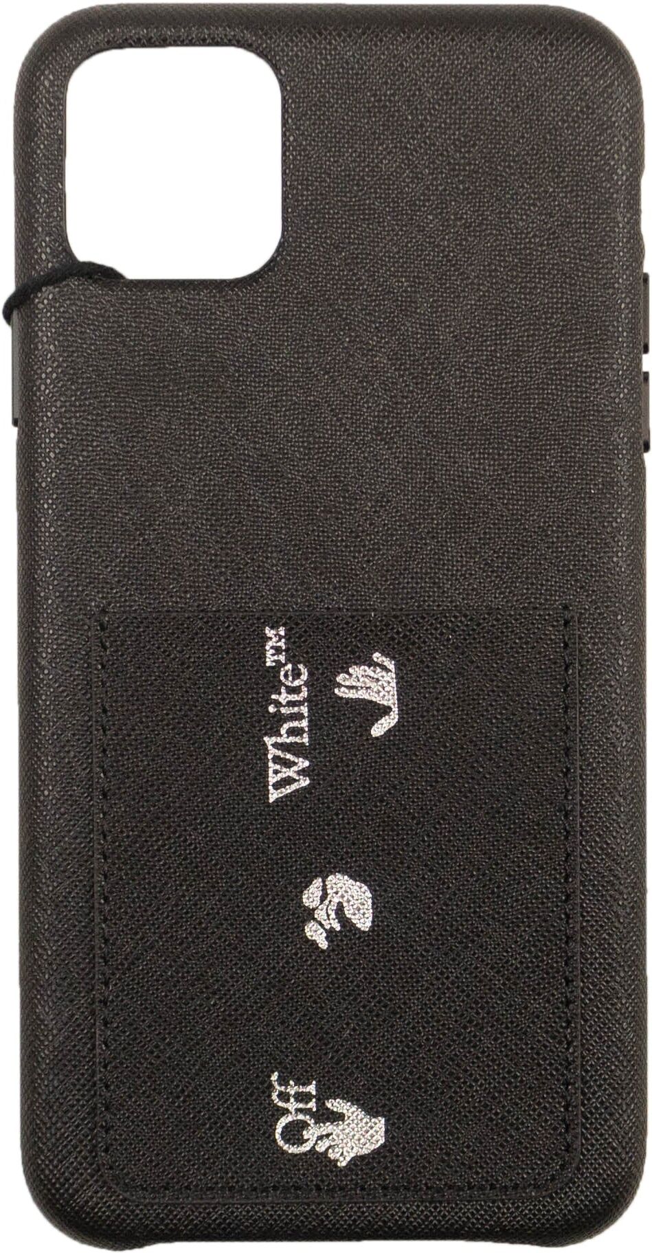 Off-White Black Saffiano 11 Pro Max Cover