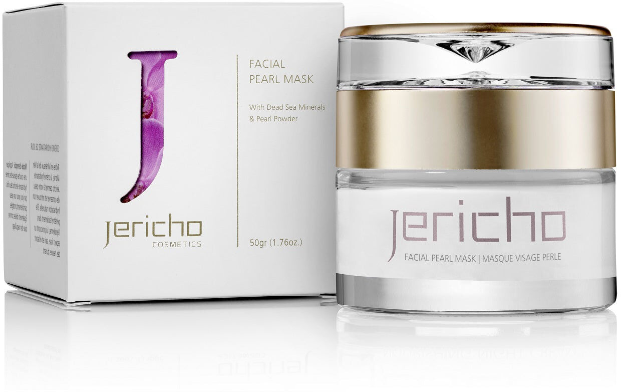 Jericho Cosmetics Facial Pearl Mask - Dead Sea Minerals 50g /1.76oz 1.7 oz