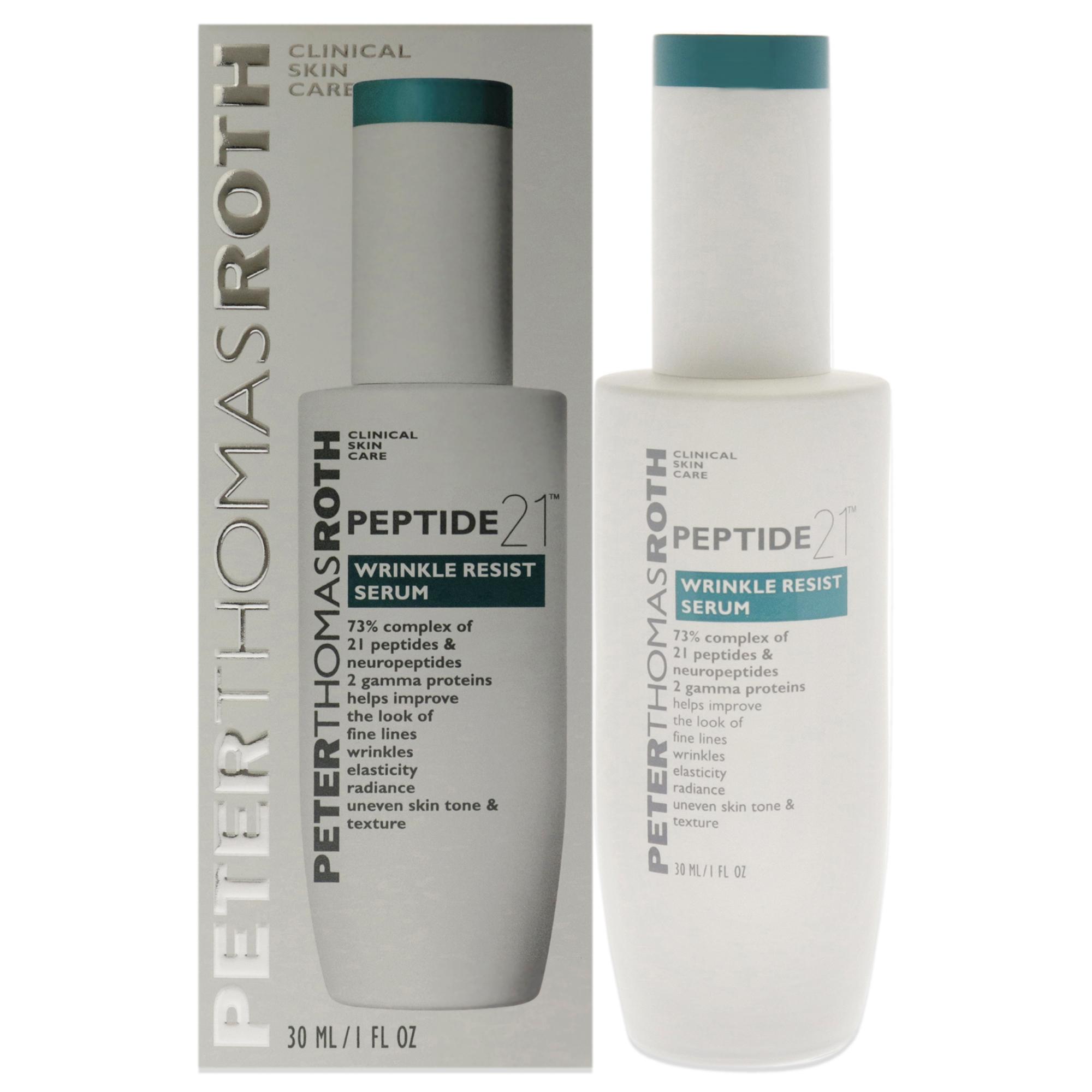 Peptide 21 Wrinkle Resist Serum by Peter Thomas Roth for Unisex - 1 oz Serum 1 oz unisex