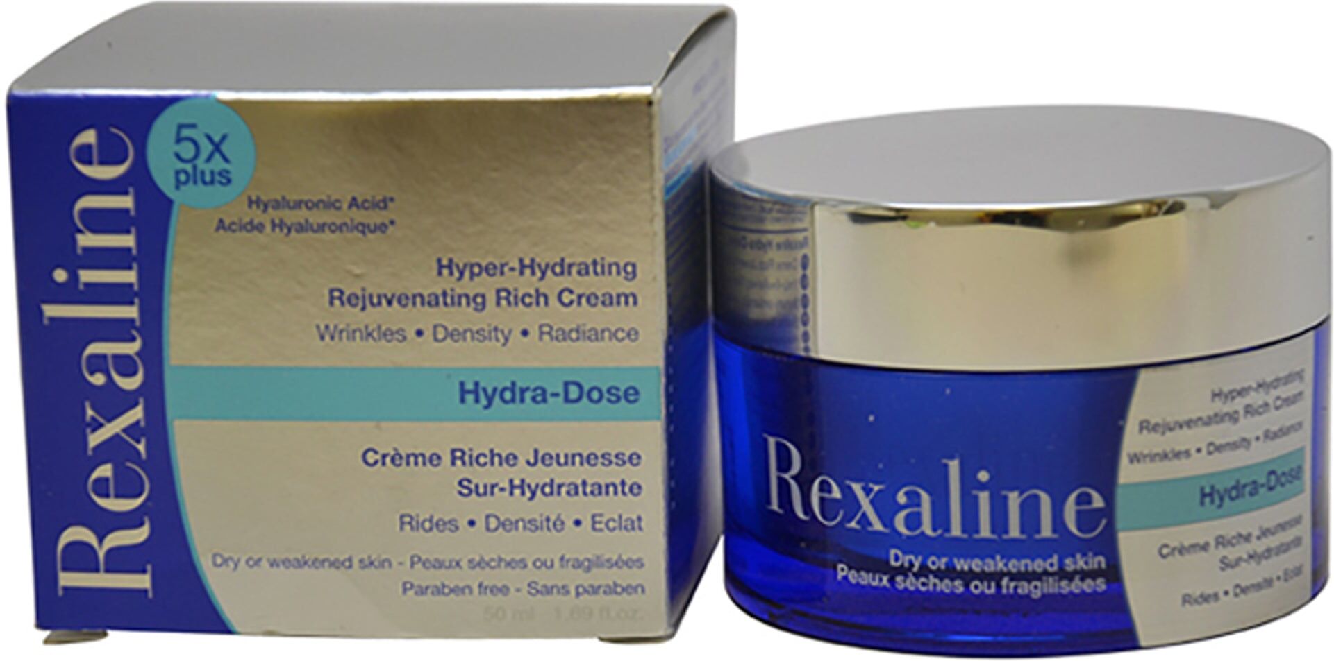 Hydra-Dose Hyper-Hydrating Anti-Wrinkle Rich Cream by Rexaline for Women - 1.69 oz Cream One Size