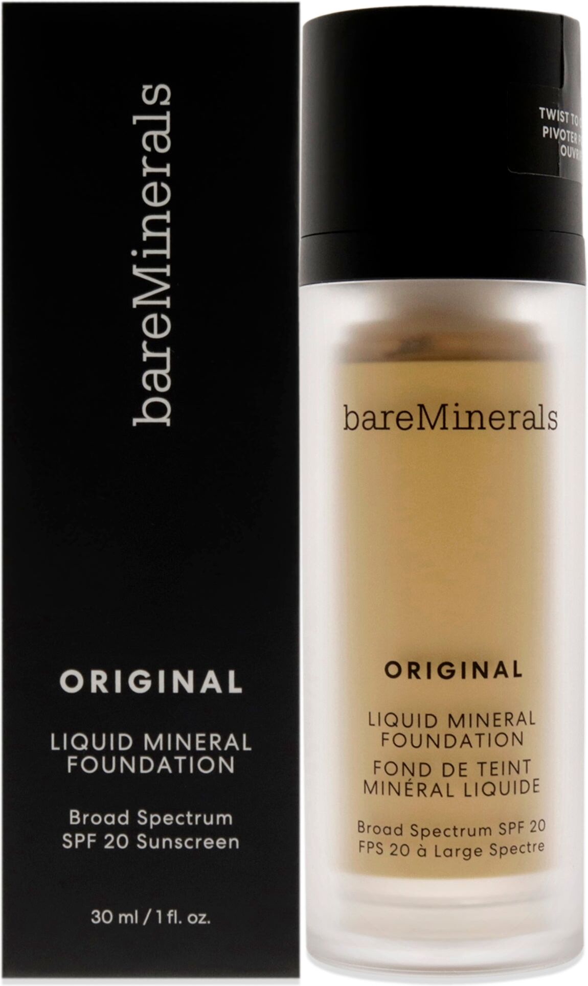 bareMinerals Original Liquid Mineral Foundation SPF 20 - 13 Golden Beige For Women 1 oz Foundation 1 oz