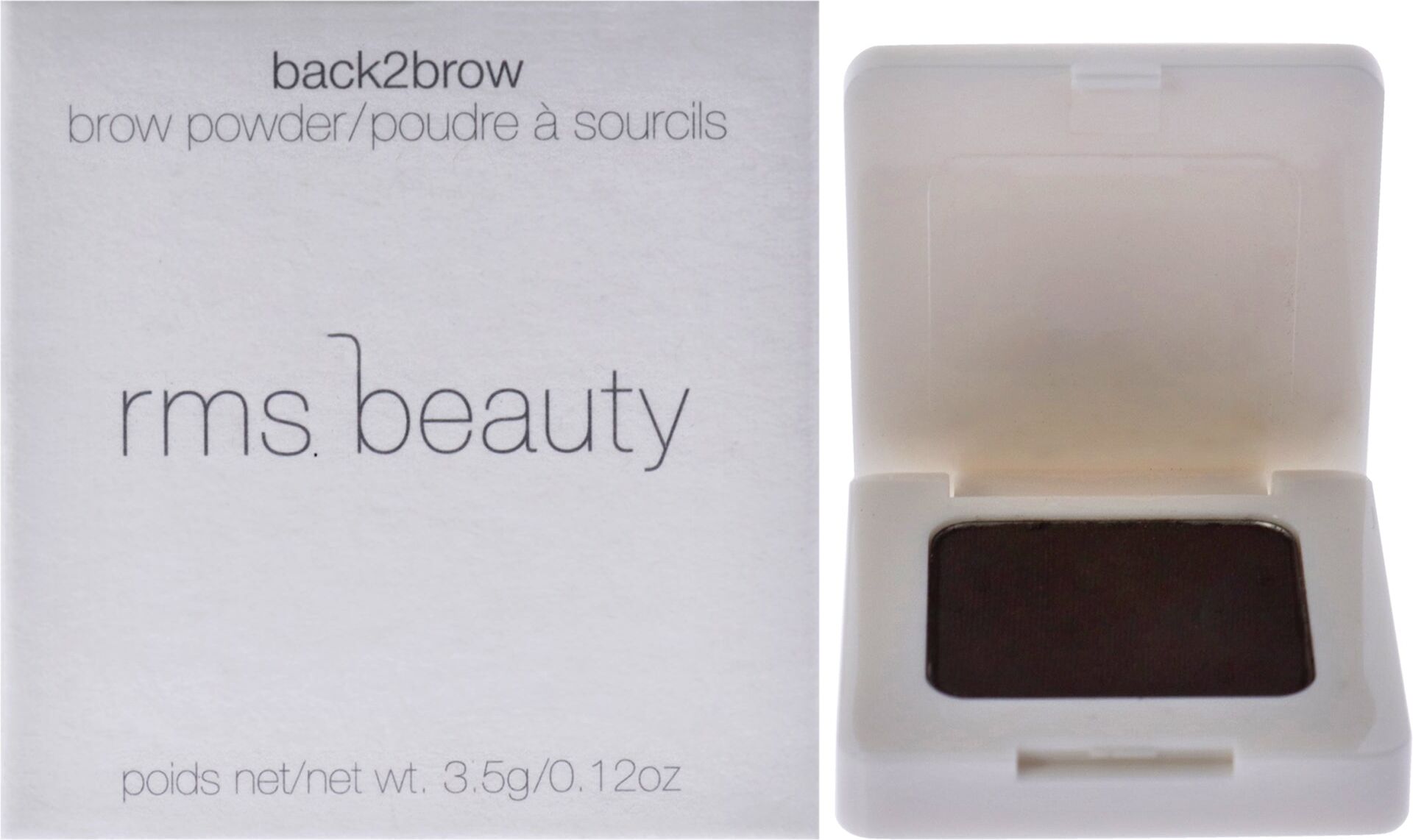 Back2Brow Powder - Dark by RMS Beauty for Women - 0.12 oz Powder .1 oz