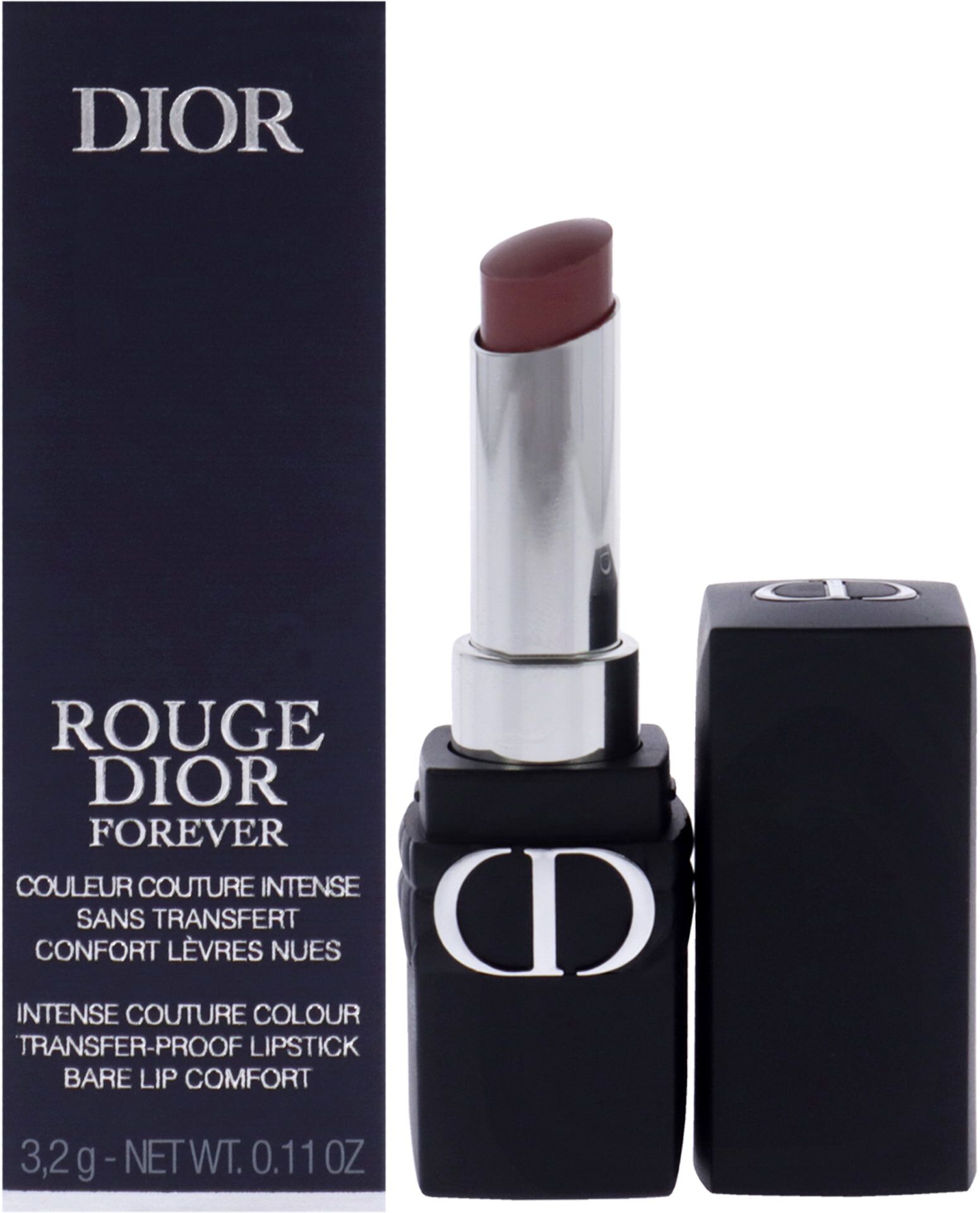 Rouge Dior Forever Matte Lipstick - 300 Forever Nude Style Touch by Christian Dior for Women - 0.11 oz Lipstick Small