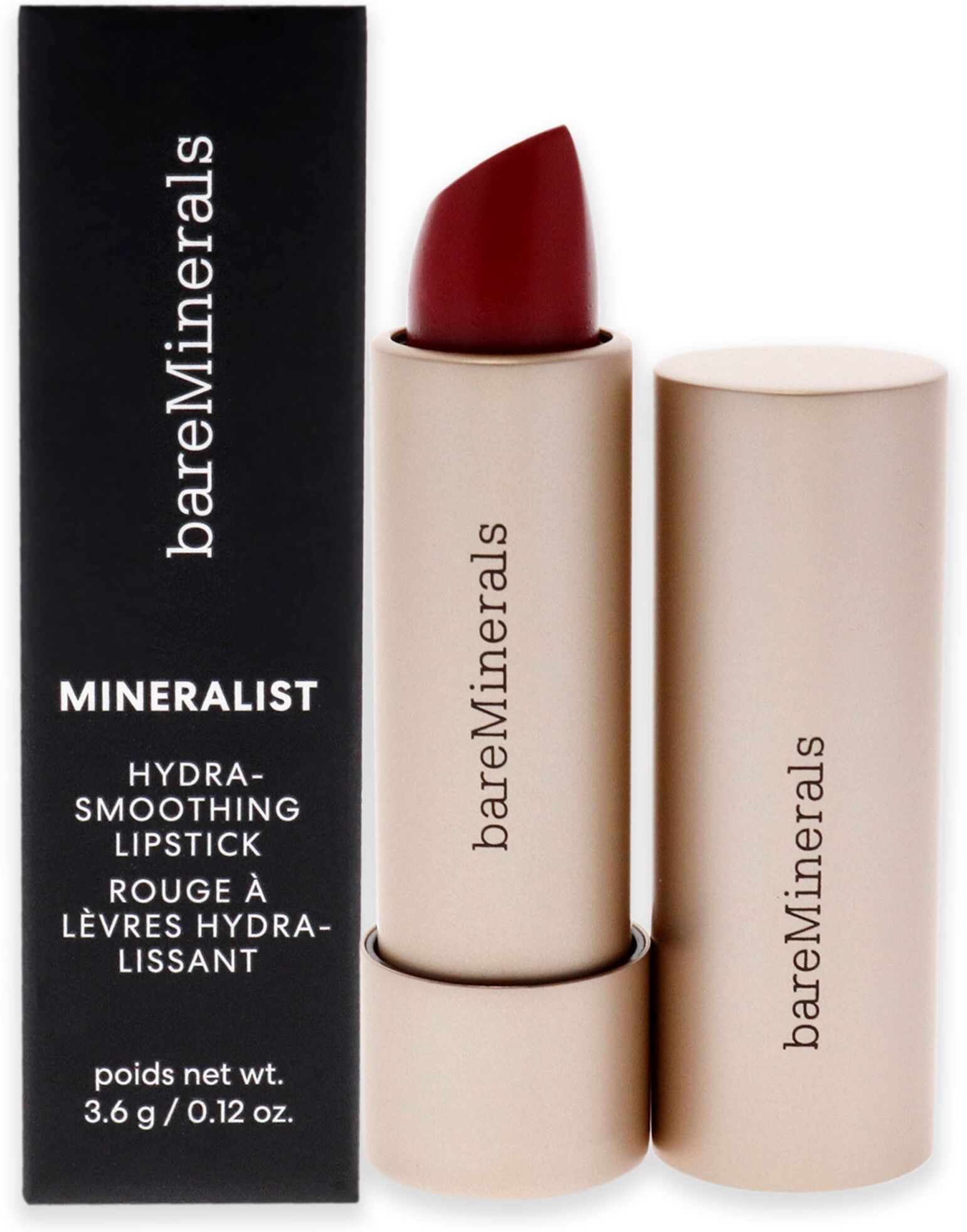 Mineralist Hydra-Smoothing Lipstick - Optimisim by bareMinerals for Women - 0.12 oz Lipstick .1 oz