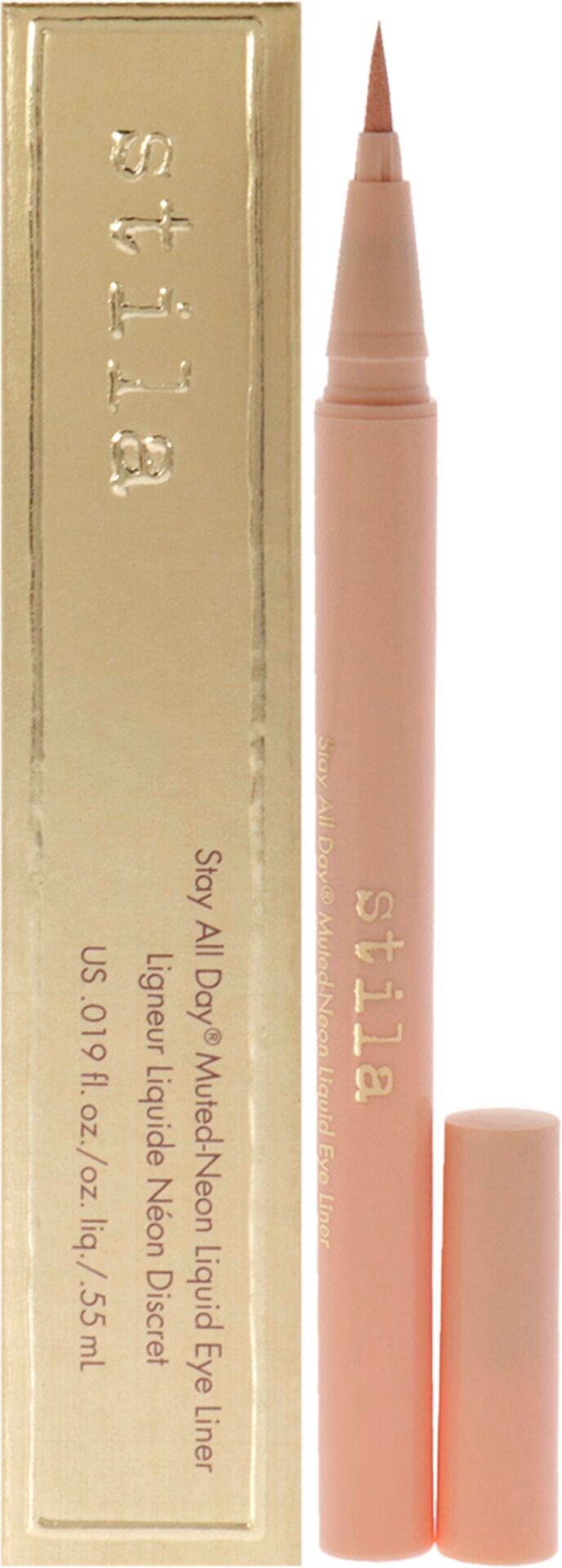 Stay All Day Muted-Neon Liquid Eye Liner - Peach Party by Stila for Women - 0.019 oz Eyeliner Small