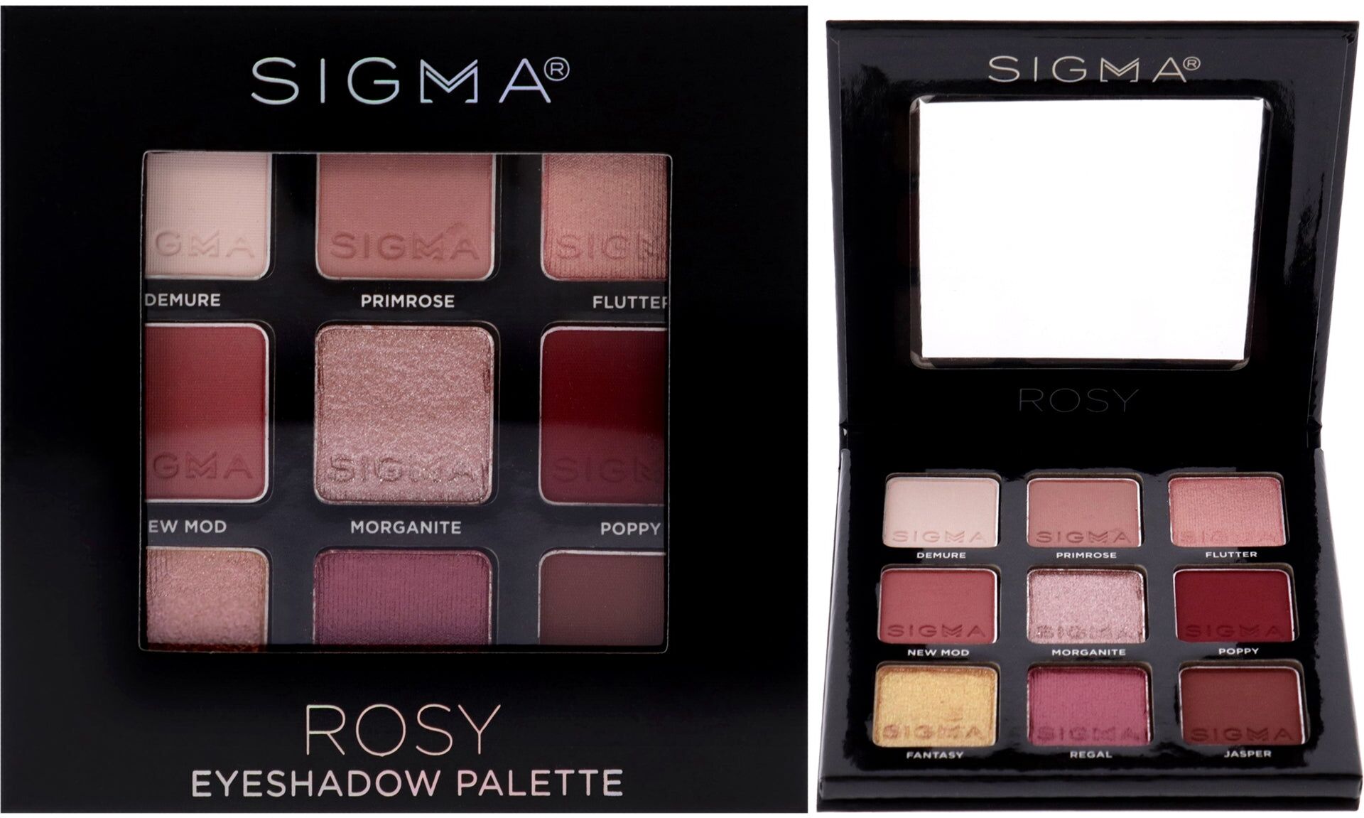 Eyeshadow Palette - Rosy by Sigma Beauty for Women - 0.032 oz Eye Shadow Small