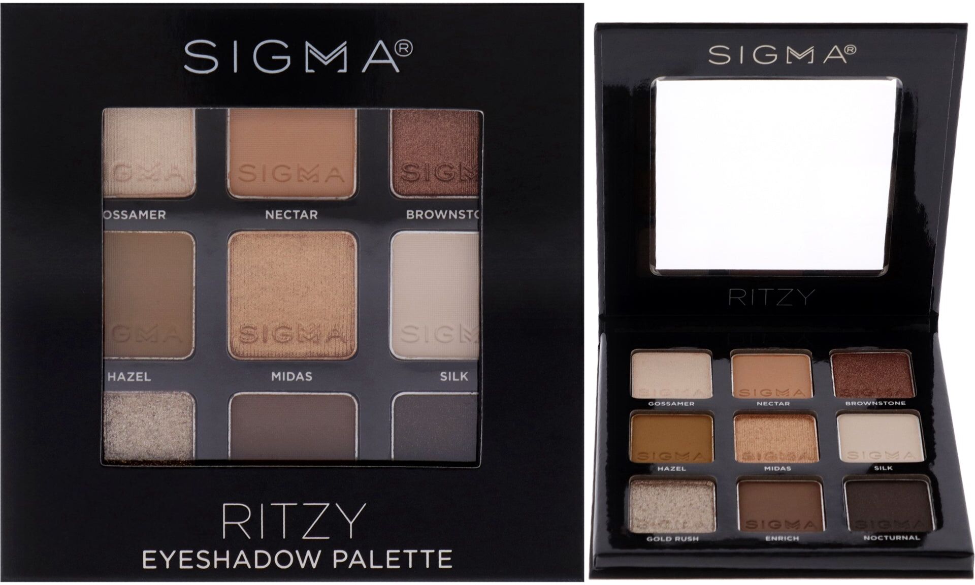 Eyeshadow Palette - Ritzy by Sigma Beauty for Women - 0.032 oz Eye Shadow Small